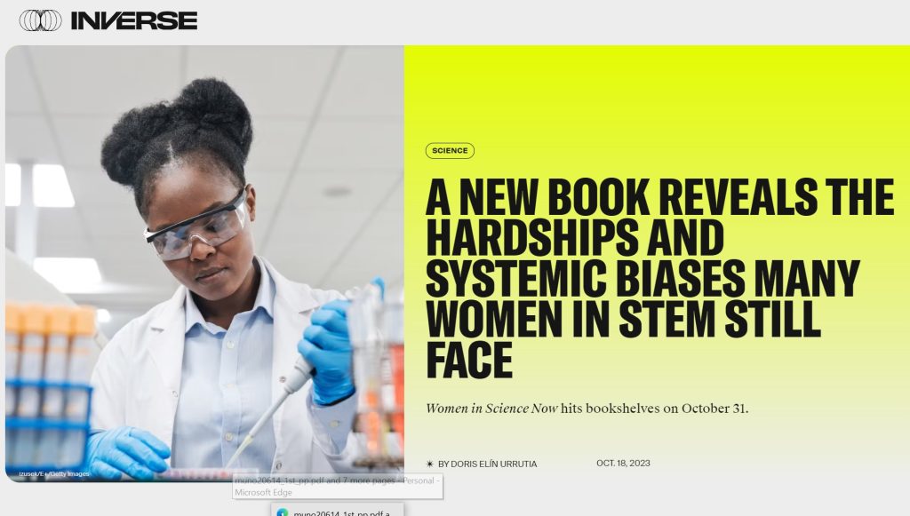In the News: Inverse Covers Women in Science Now